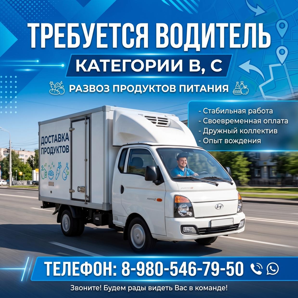 Баннер для поста, вакансия